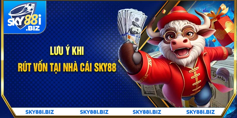 Lưu ý khi rút vốn tại nhà cái Sky88