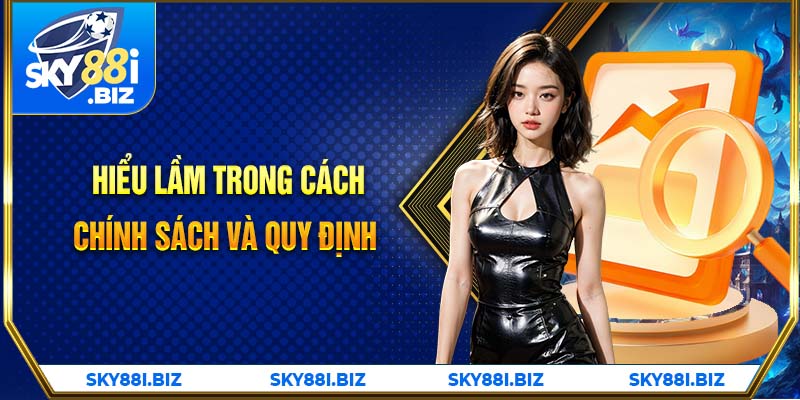 Hiểu lầm trong các chính sách và quy định